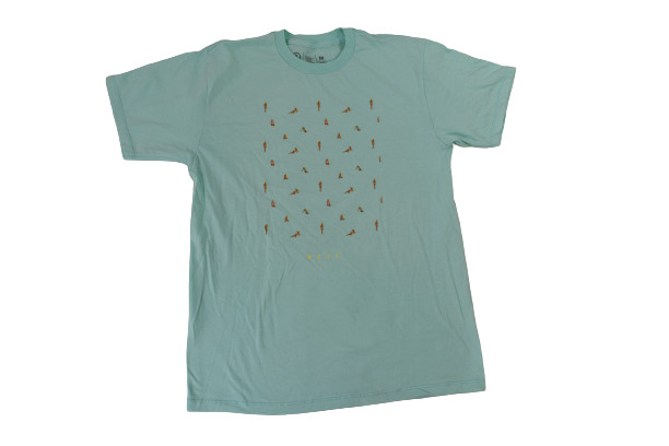 Neff Celadon Beach Bunnies Mens Tee Shirt NWT Medium