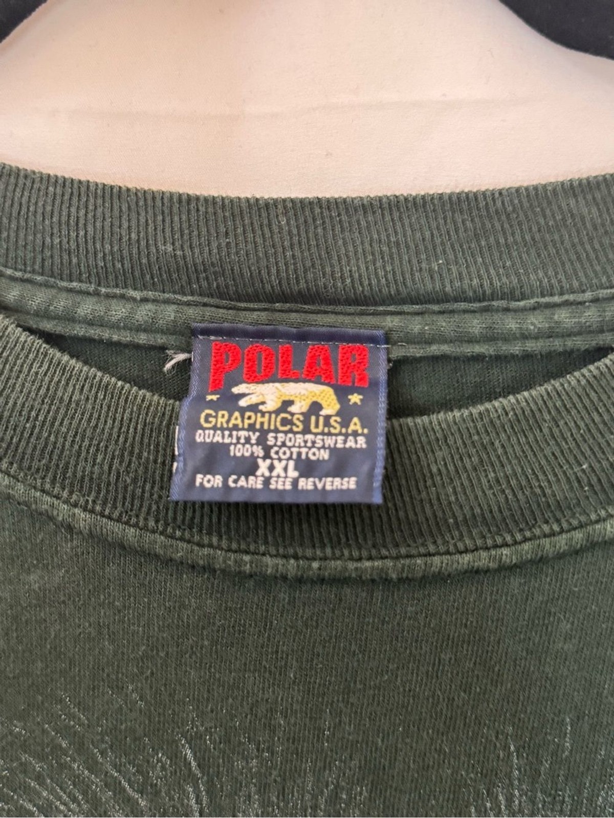 Polar Graphics USA Olive Crewneck Tee