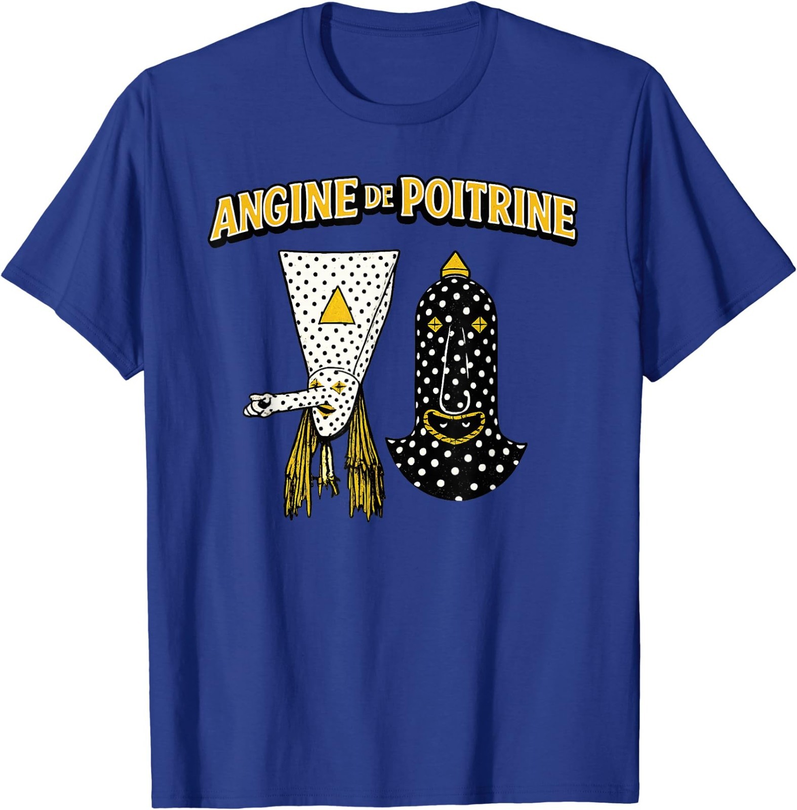 Angine De Poitrine Band Tee Vintage Music Fans Masked T-Shirt