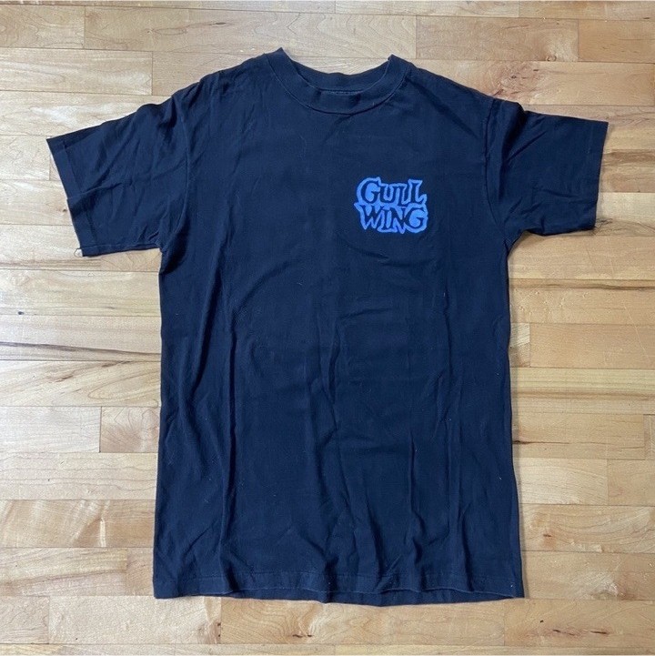 Vintage, 80s, Gull Wing Trucks, skate t-shirt 2-SIDER