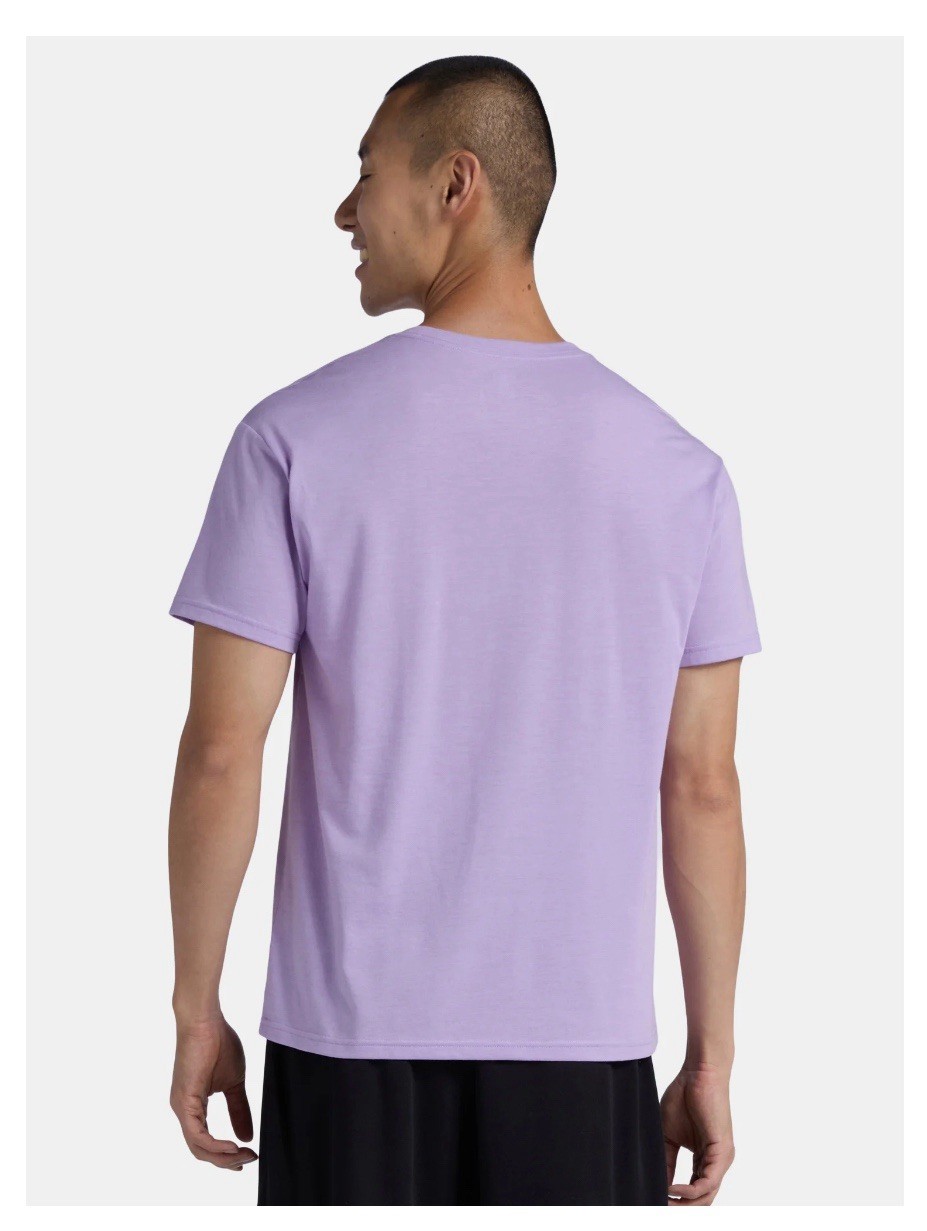 ATHLETIC WORKS Men’s M (38-40) Tri-Blend Tee Short Sleeve • Lovely Purple