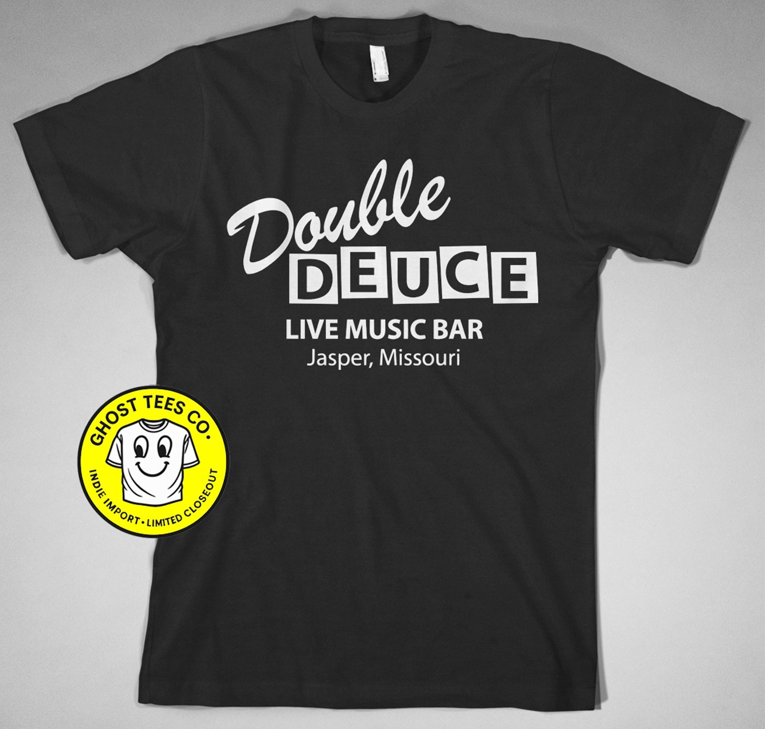 Roadhouse Double Deuce Bar T-Shirt bouncer Swayze dalton 1989 action film gift
