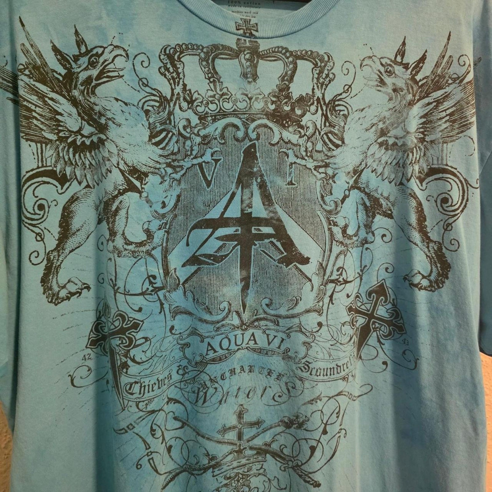 Crazy Y2K Aqua VI Graphic Tee