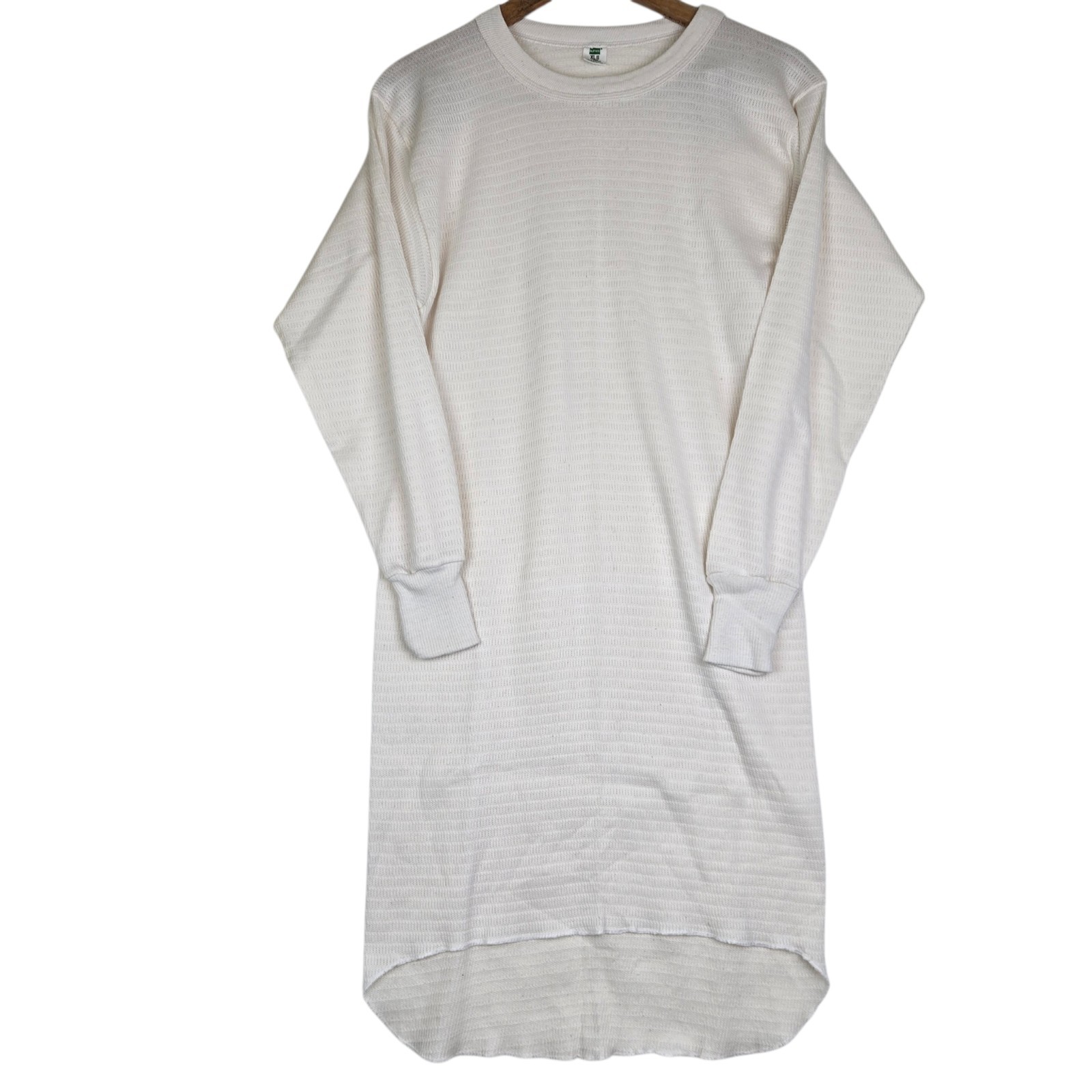 Vintage Hanes Thermal Shirt men’s XL Long USA Made Longer Length
