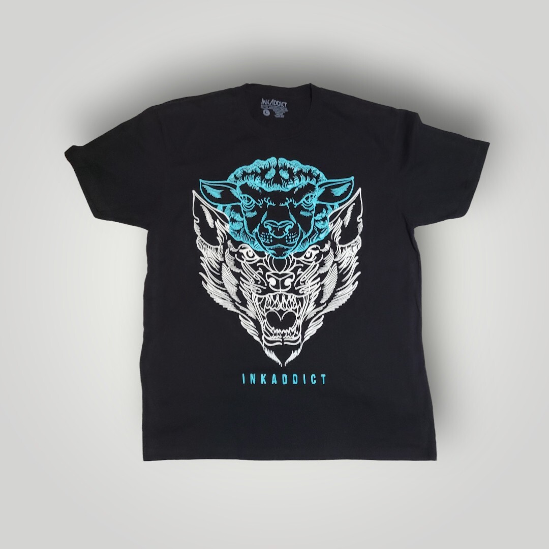 Ink Addict T Shirt Tattoo Print Unisex Graphic Print Size Large
