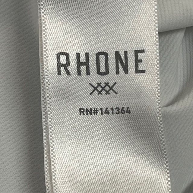 Rhone Dress Shirt Mens Medium White Long Sleeve Performance Stretch Button