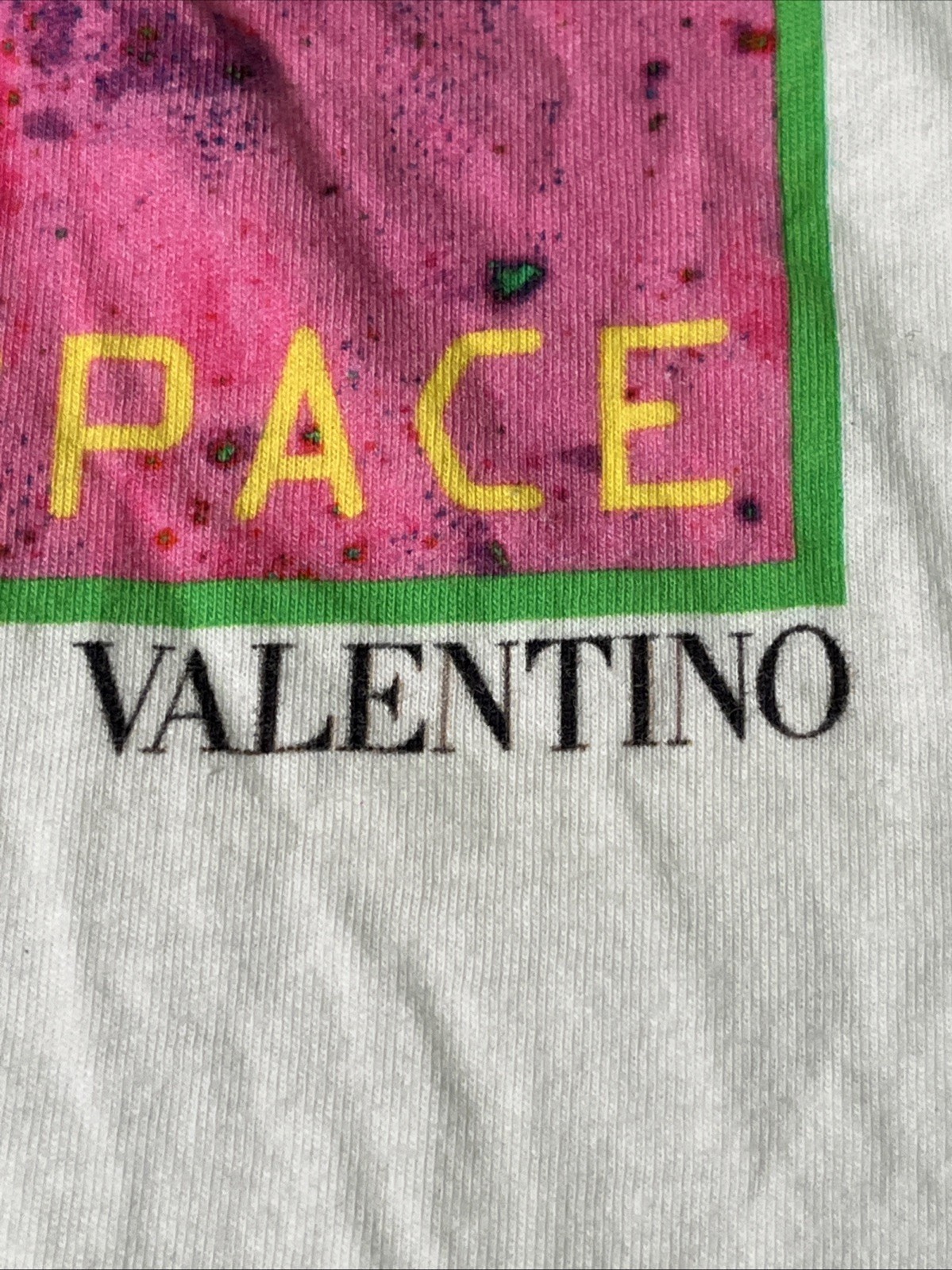 RARE AUTHENTIC VALENTINO I NEED MORE SPACE TSHIRT MENS XL Made In Italy $505