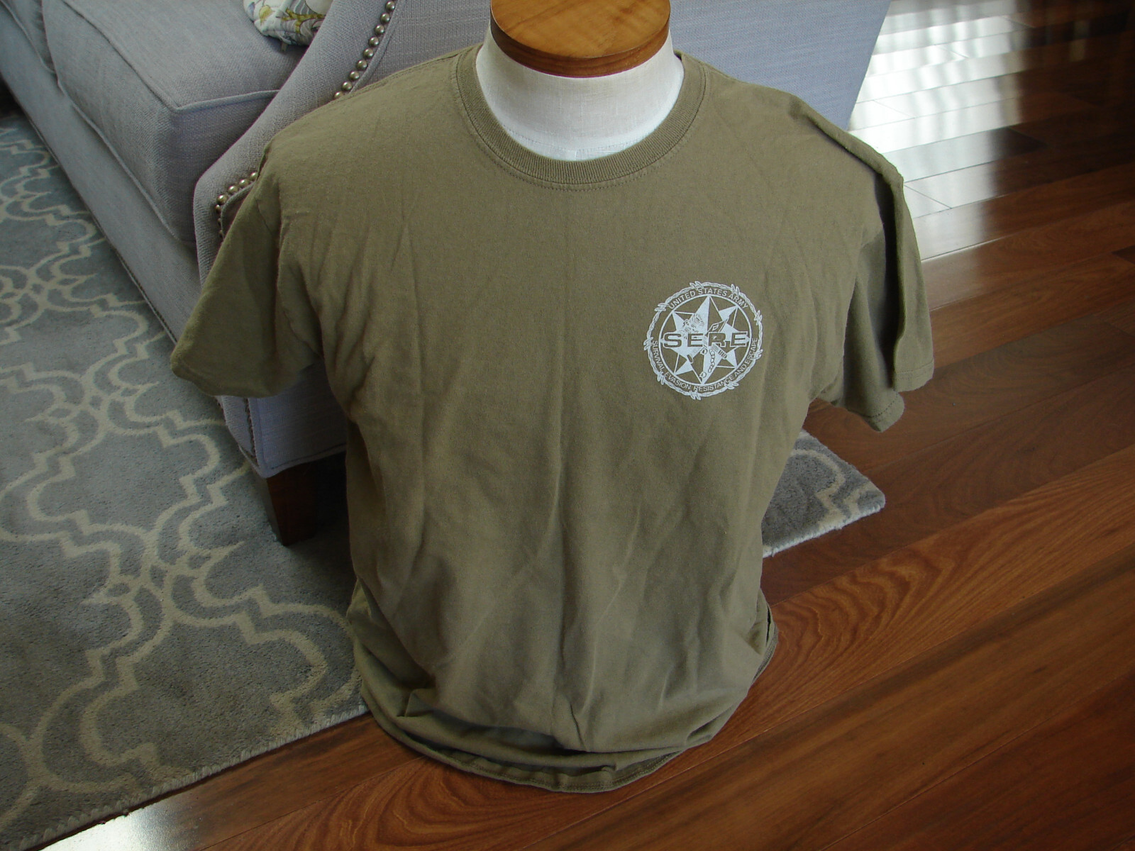 Vintage POW MIA Logo Double Sided T-Shirt Size Large You Are Not Forgotten