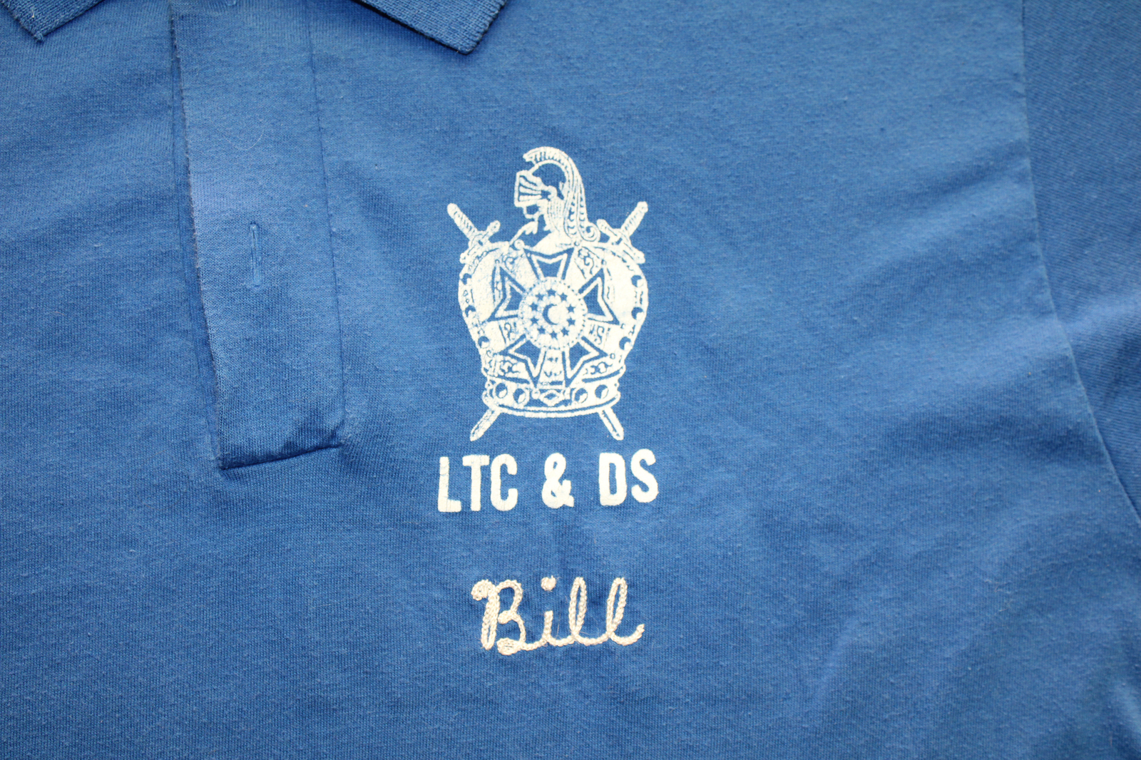 LTC & DS Bill Blue Polo Men’s Shirt XL Anvil