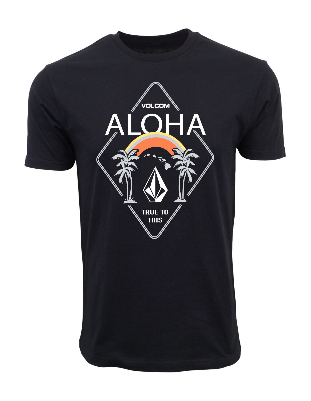 VOLCOM MENS PREMIUM TRUE TO THIS HAWAII T SHIRT