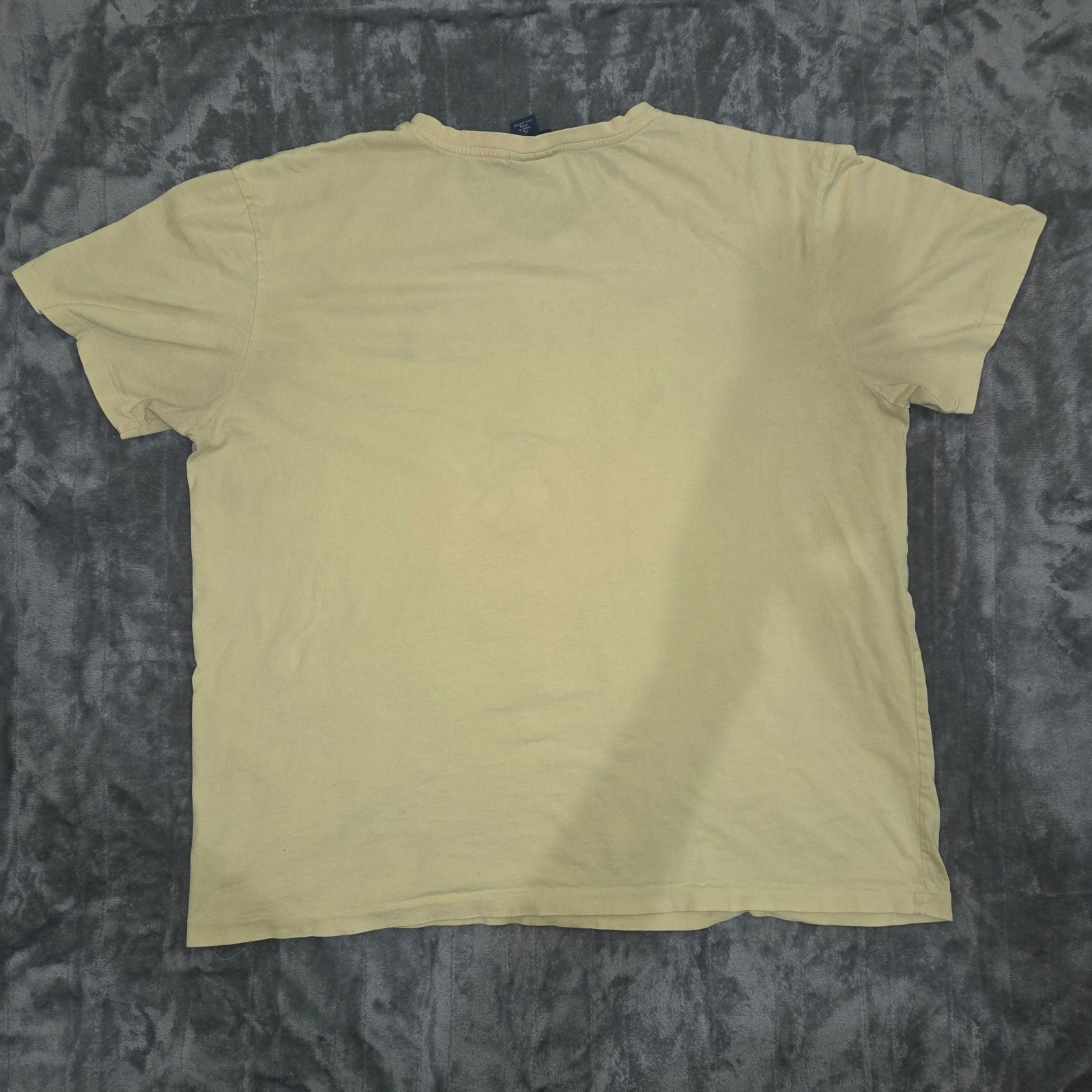 Polo Ralph Lauren Men’s Yellow V-Neck Short Sleeve Cotton T-Shirt