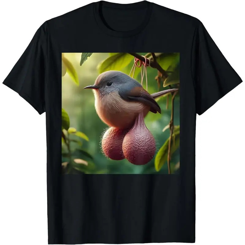 Balls Bird Meme T-Shirt Men’s Premium Cotton Crewneck , Graphic Tees T-Shirt