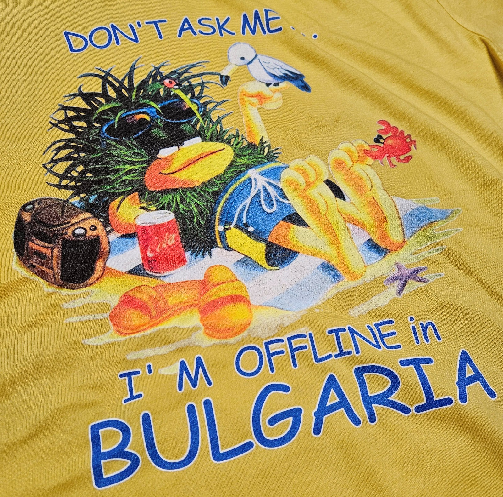 Don’t Ask Me… I’m Offline In Bulgaria Short Sleeve T-Shirt