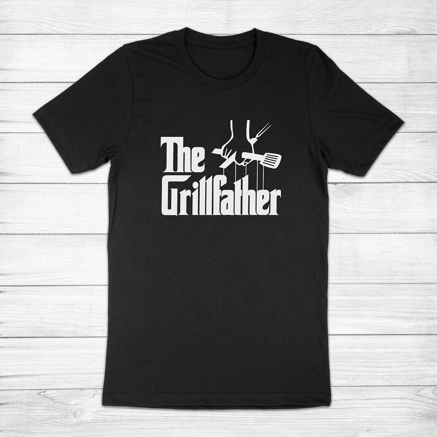 The GrillFather Funny Grill Godfather BBQ Father’s Day Gift Mens Tee T-Shirt