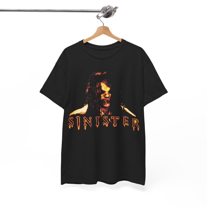 Sinister Movie Tee – Horror Film Cult Classic T-Shirt Cotton Graphic Tee Shirt