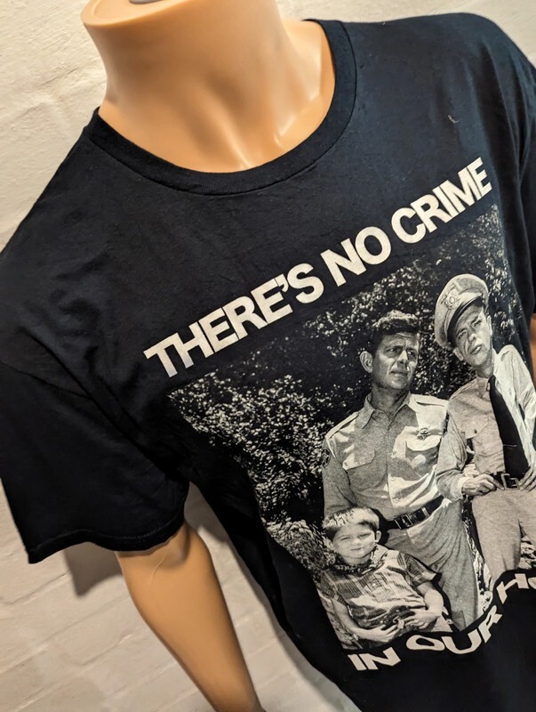 Andy Griffith TShirt XL There’s No Crime In Our Hood Television City CBS Top tee