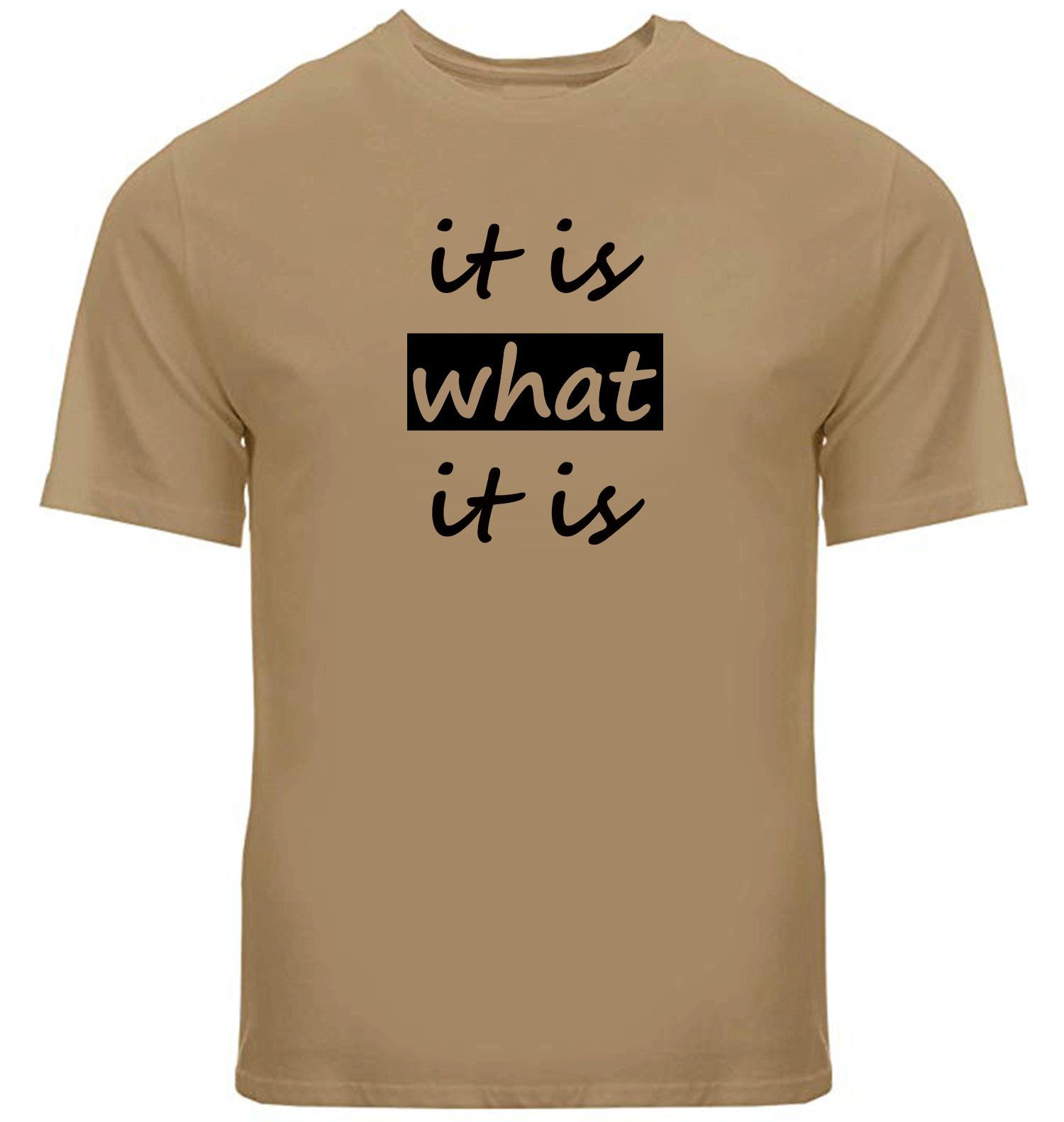 its is what it is Tee Shirts Sarcastic T-Shirt Funny Humor Inspirational Slogan