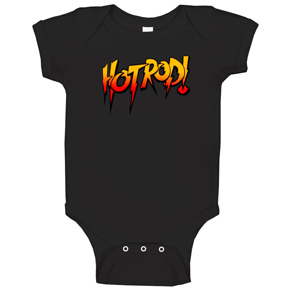 Hot Rod Rowdy Roddy Piper Retro Wrestling Baby One Piece