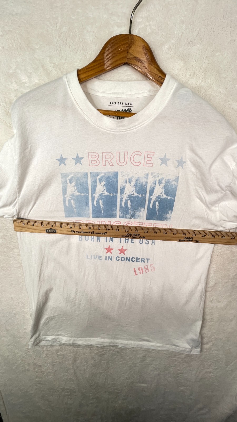 Bruce Springsteen 2024 “Born in the USA” American Eagle Band T-Shirt Unisex Med*