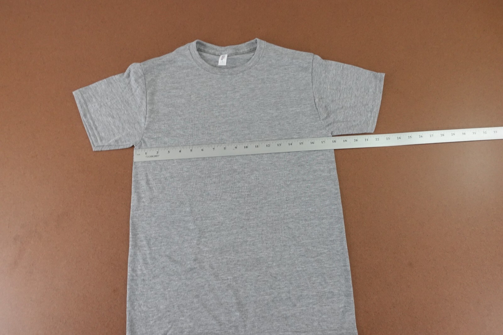 Jerzees Dri Power Men’s Small Heather Gray Short Sleeve Crew Neck Tee 3 Pack New