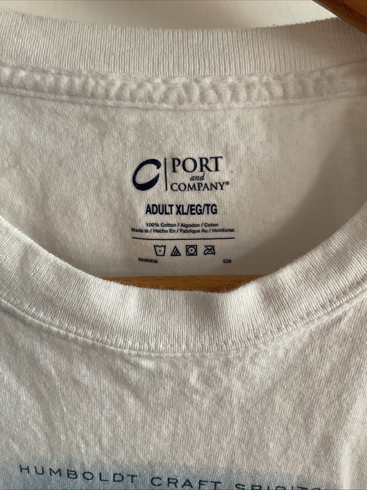Port & Company – Blue Lake Vodka – Short Sleeve Tee – White – Adult Size X-Large