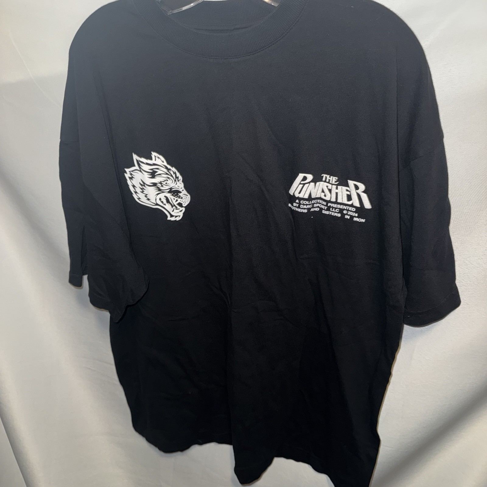 Darc Sport x Marvel Hero Series The Punisher Tee Size Large Black/Purple NEW