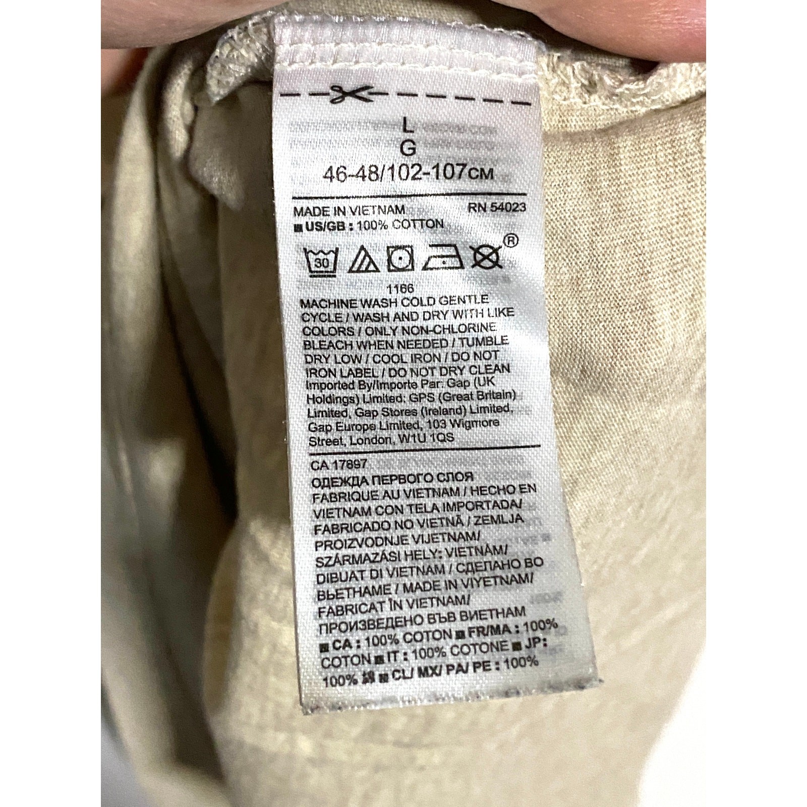 Banana Republic Soft Wash Solid Crew Neck Shirt Men L Classic Neutral Casual Y2K