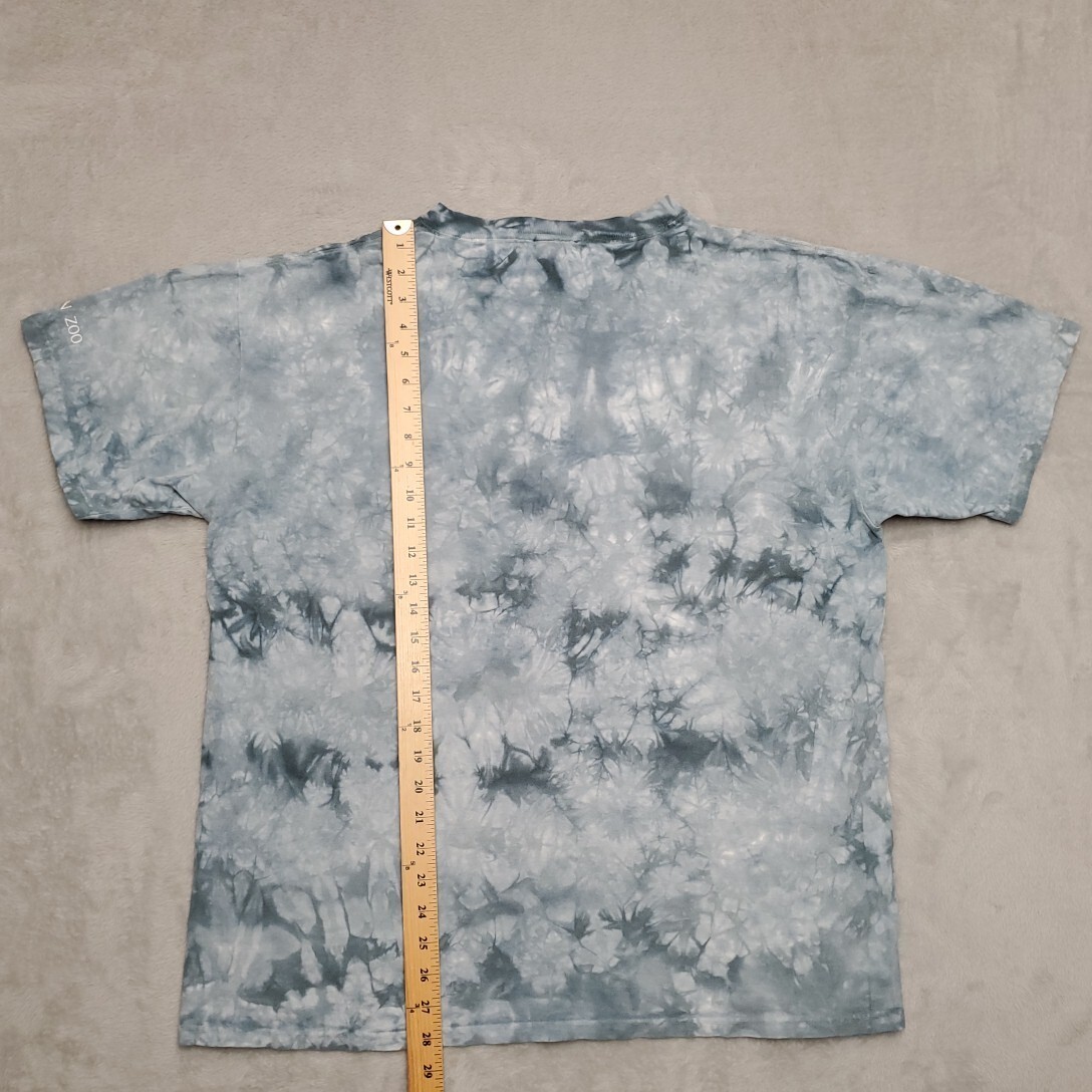 Vintage Oregon Zoo Black Bear Shirt Mens Large Multi Color Tie Dye Nature TEE
