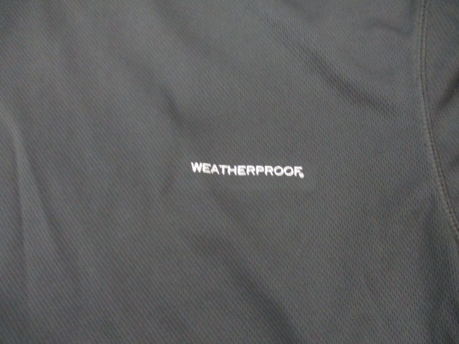 Weatherproof Mens Medium Base Layer Black Long Sleeve Top Layering Outdoors