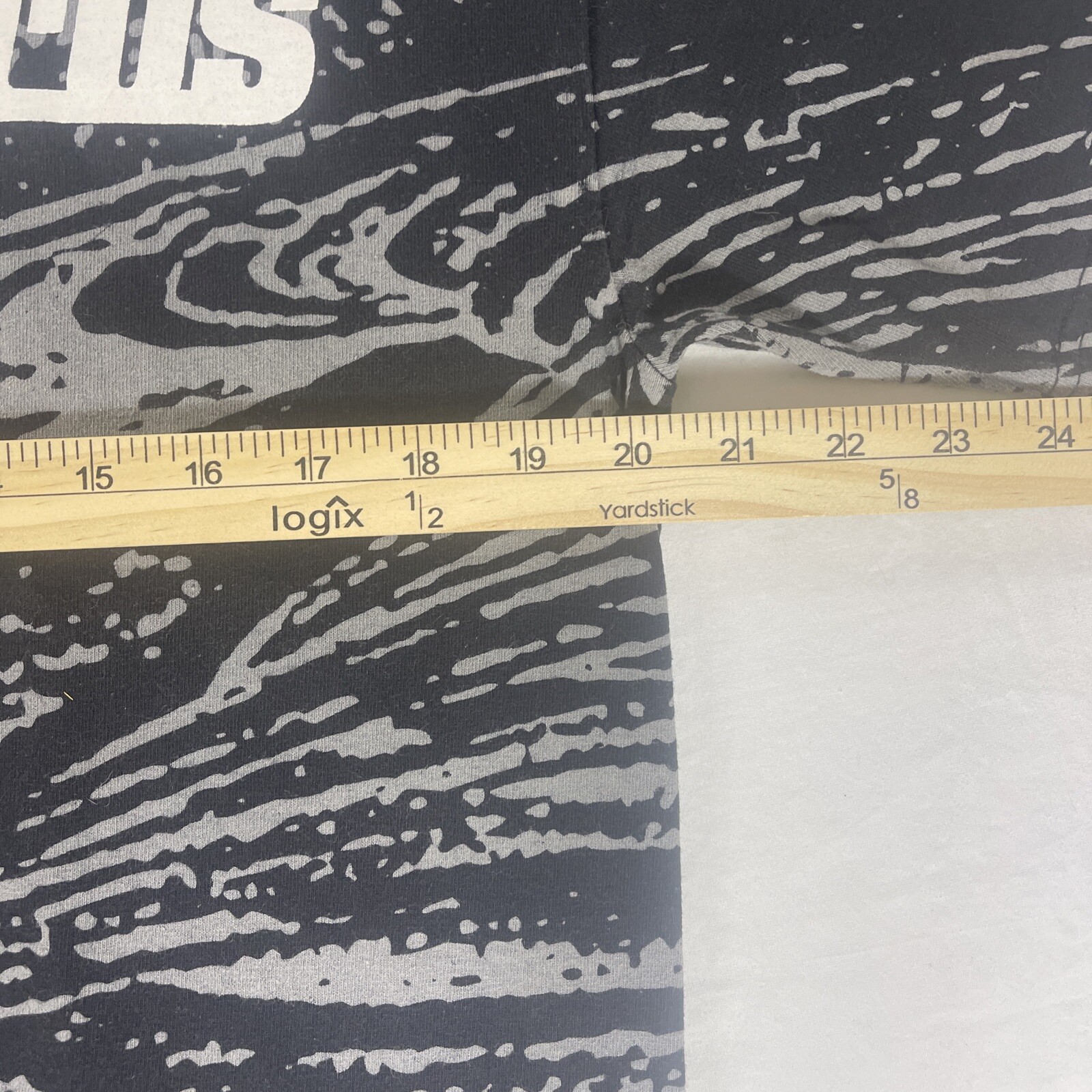 Vintage Rogue Status L T-Shirt Rob Dyrdek AOP Logo Skater Y2K HTF Pattern