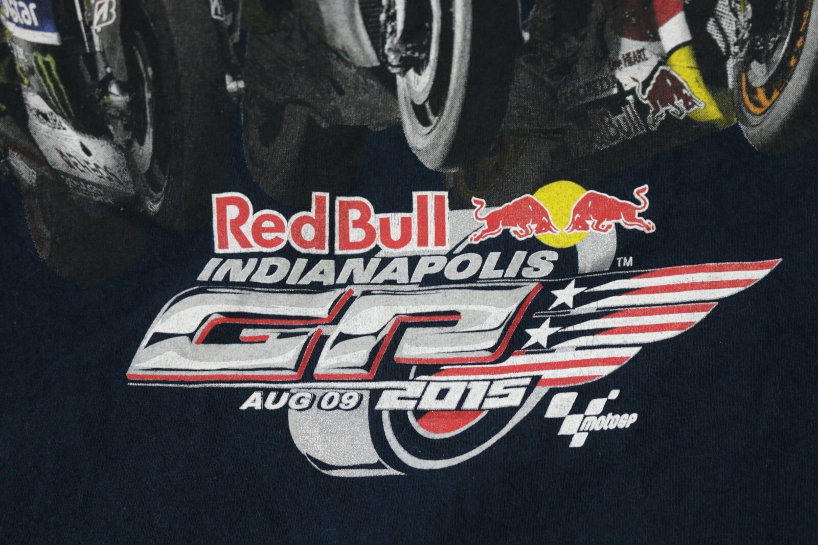 RedBull Indianapolis Motor Speedway Shirt 2015 Mens 3XL Blue Racing Motorcycles