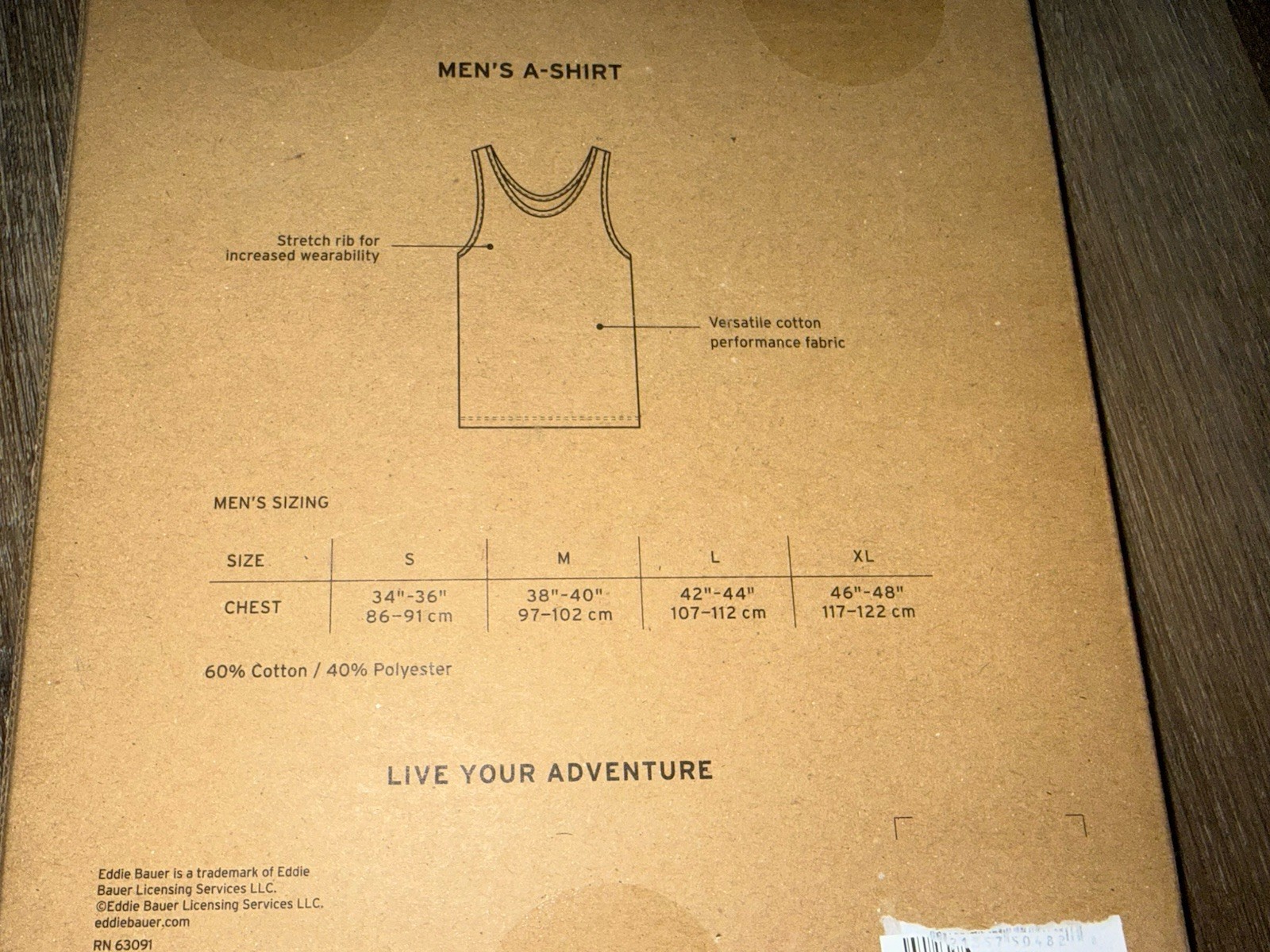 Eddie Bauer ~ Men’s 4-Pack Tanks Tops Undershirts Cotton Blend A-Shirts ~ M