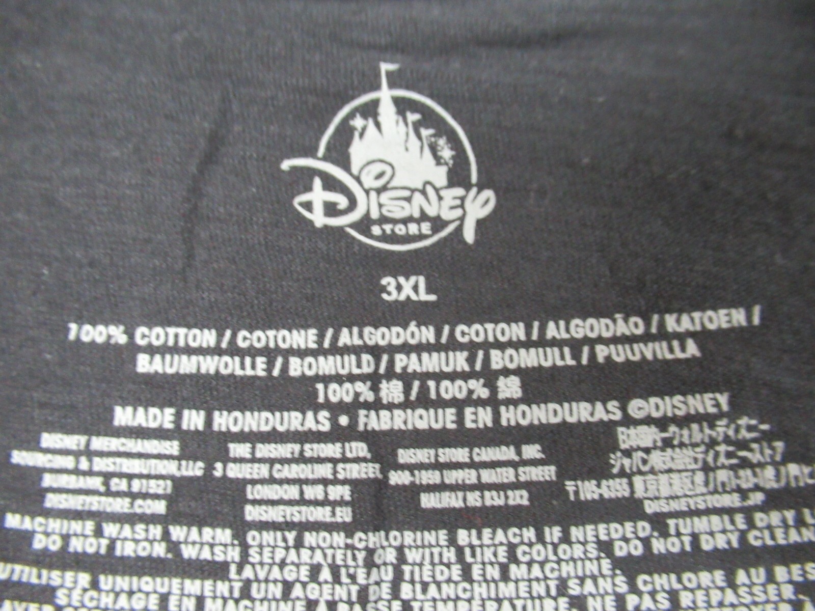 DISNEY STORE MARVEL AVENGERS THE BATTLE BEGINS THOR HULK BLACK 3XL T-SHIRT F1390