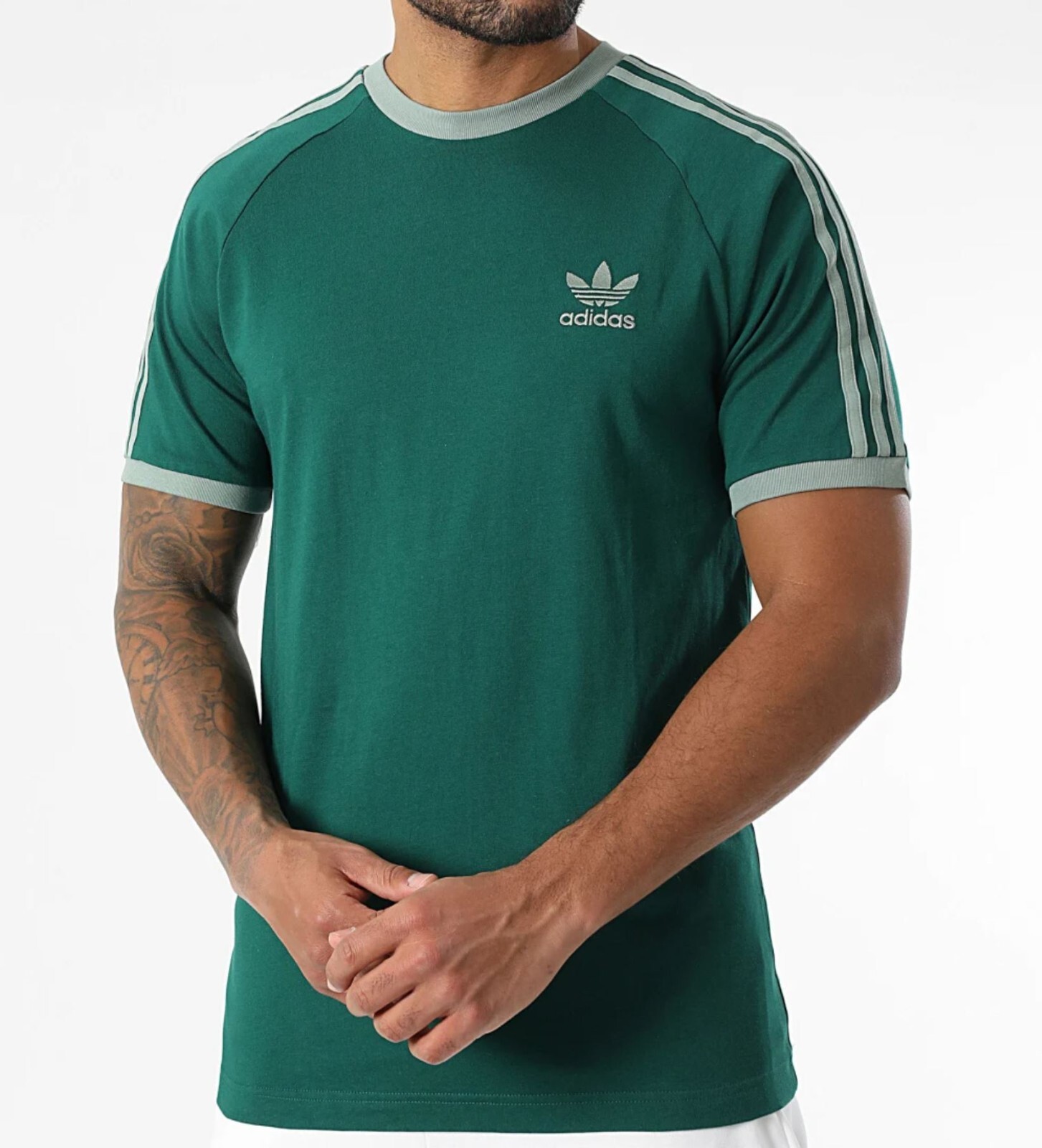 NEW MENS ADIDAS ORIGINALS CALIFORNIA TREFOIL TEE SHIRT~SIZE 2XL #JN7017