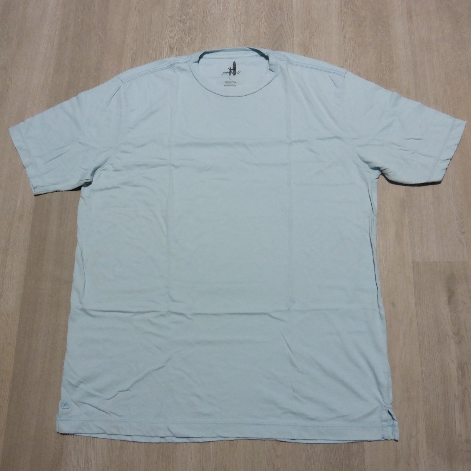 Johnnie-O Men’s Large T-Shirt Blue SS Crew Neck Flawed