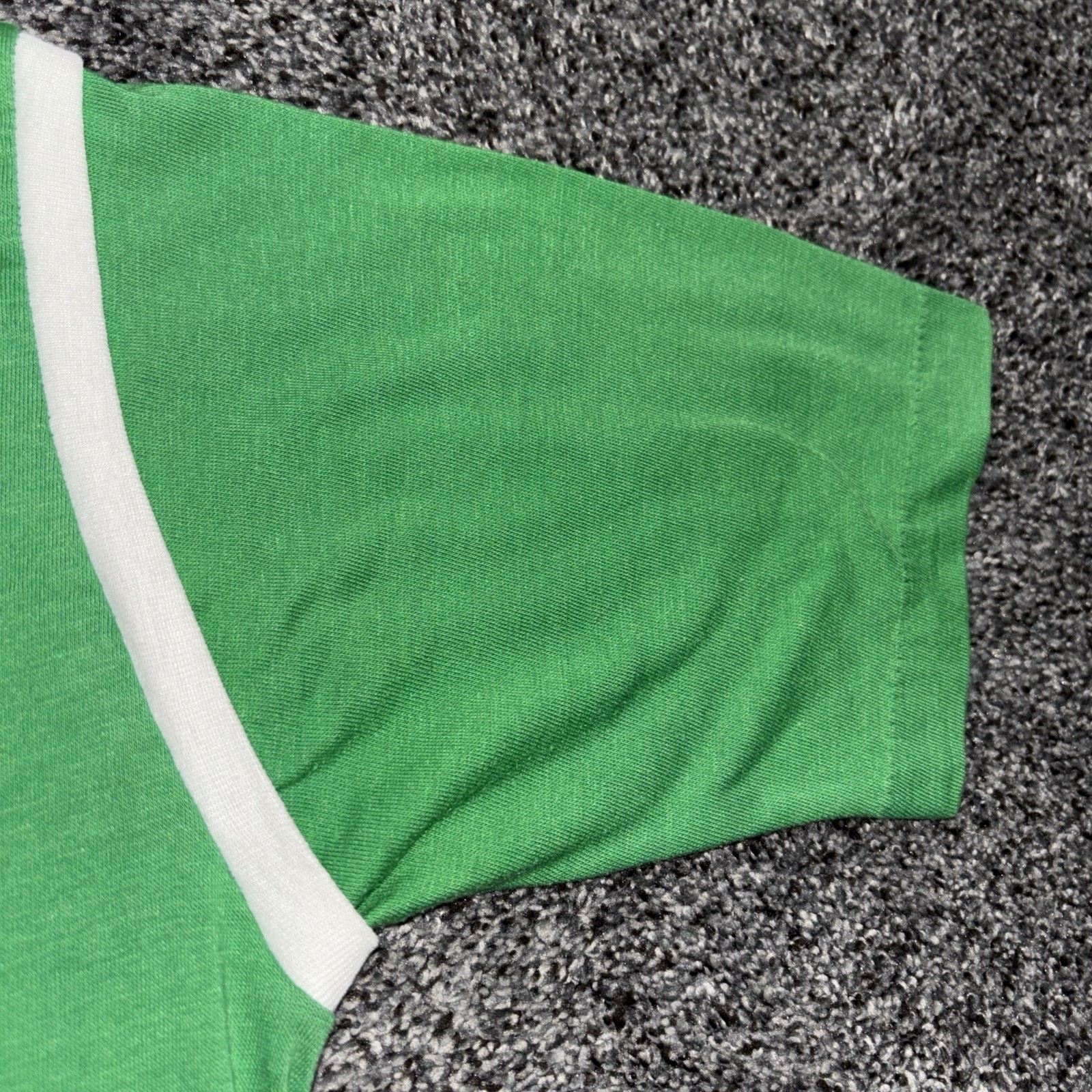 Vintage 70s Jersey Shirt XS USA Volleyball School Grunge 90s Single Stitch