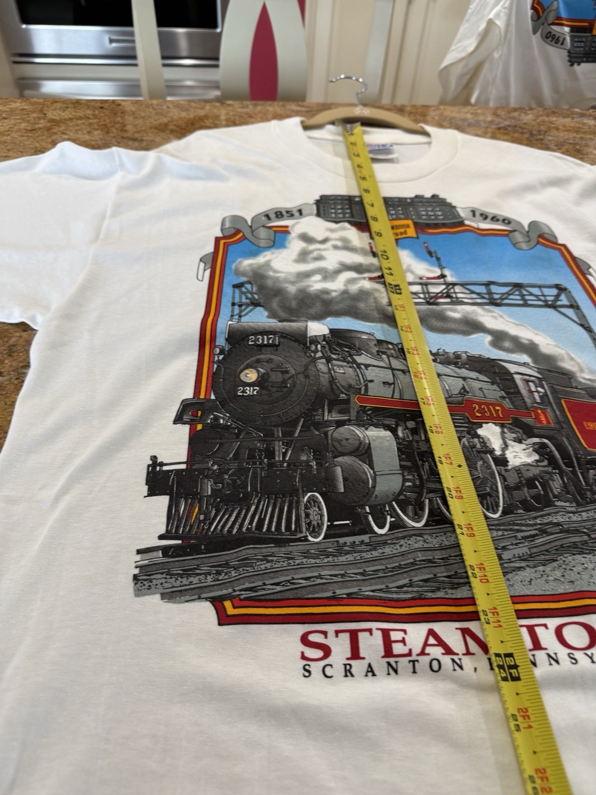 Vintage 1990s T-Shirt Steamtown PA Canadian Pacific Steam Train #2317 New