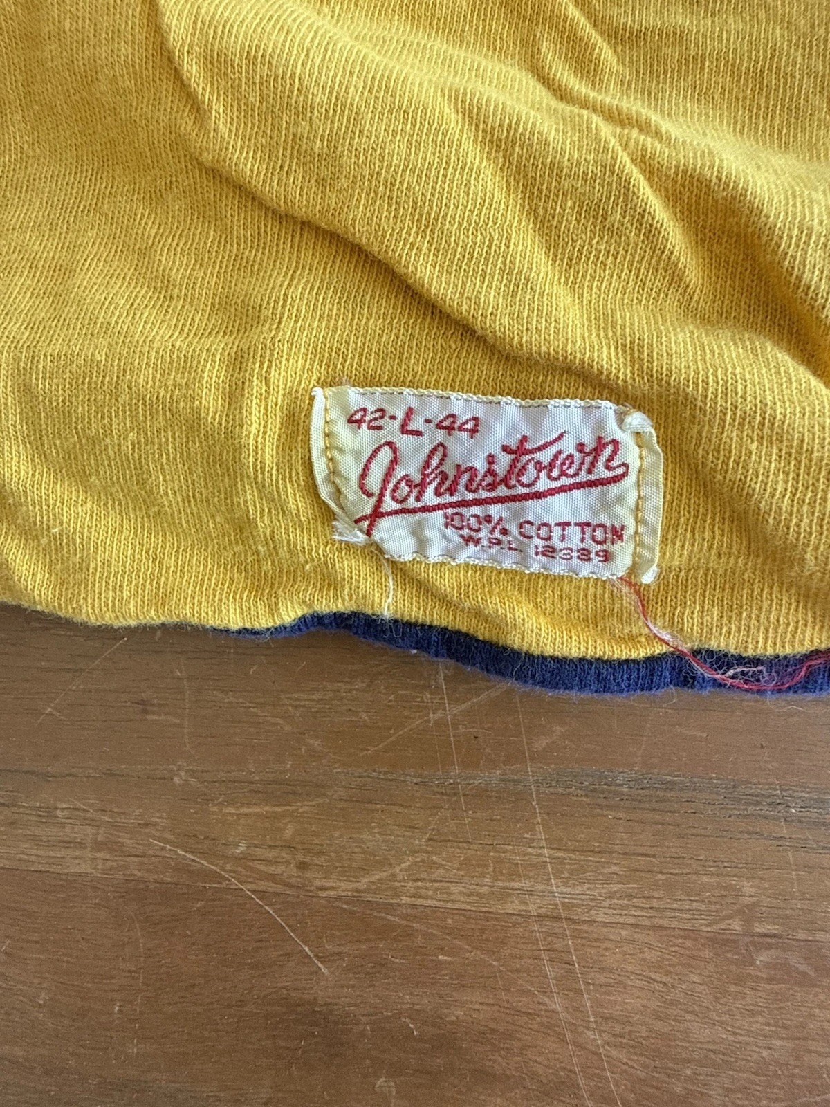 Physical Education PE Johnstown Reversible Gym Uniform Vintage 60S T-Shirt Large