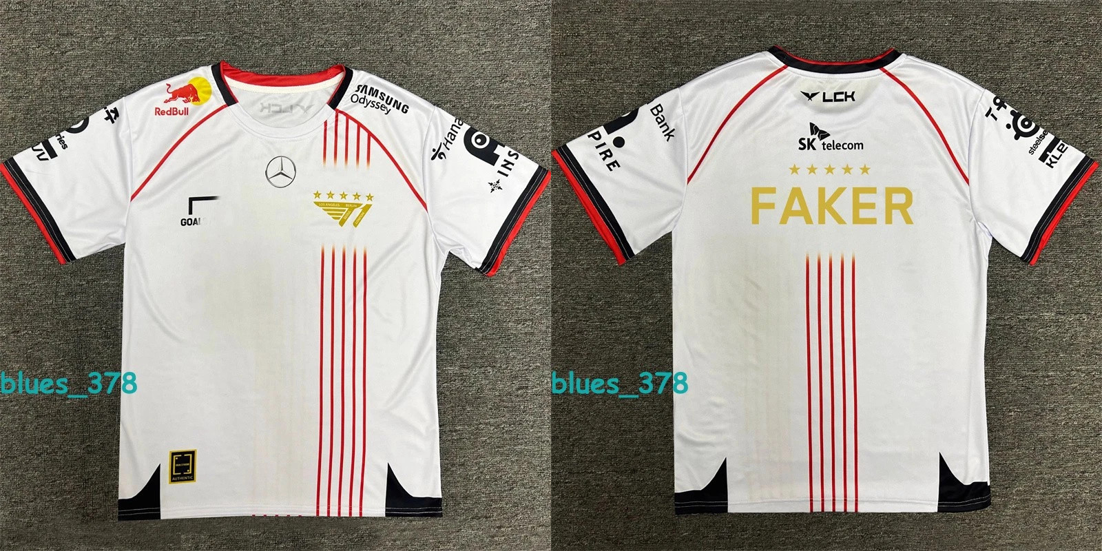 New 2025 LCK Team T1 Uniform Jersey Faker (others as well) AOP 3D Shirt TD1301