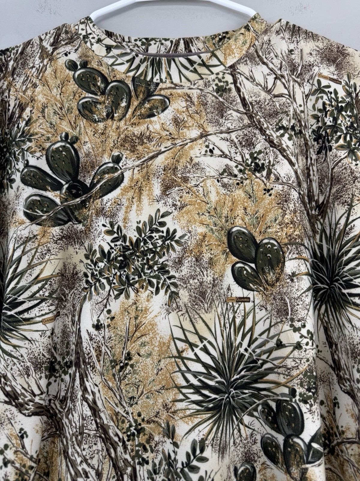 Game Guard Shirt Men’s XL Cactus Camo Dry Country Hunting Outdoors Soft Feel