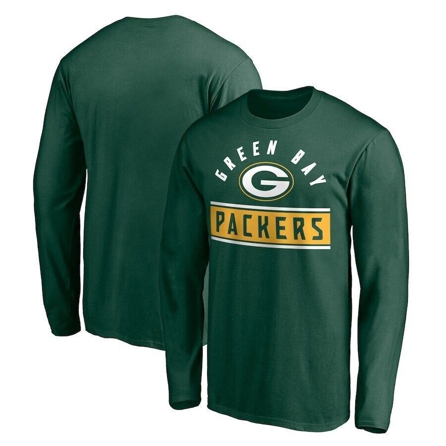 Fanatics Green Bay Packers Long Sleeve T-Shirt Mens S/CH Green NFL