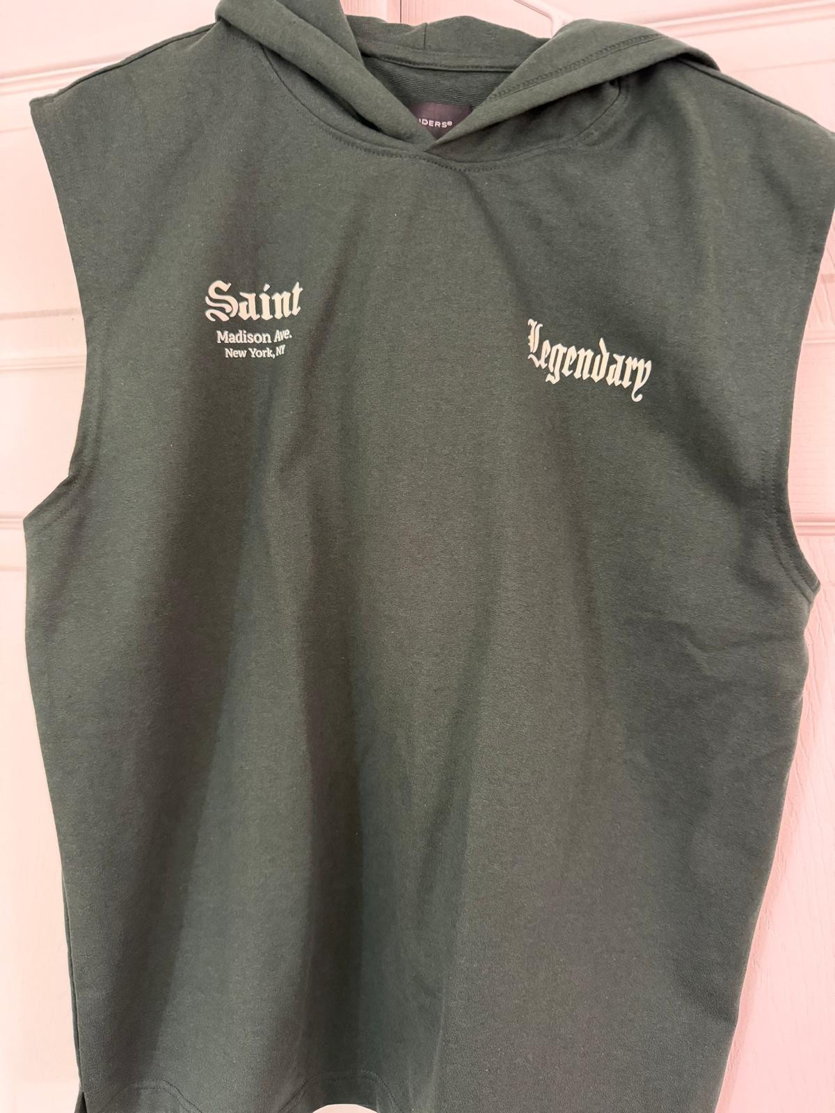 Saint Green Short Slive Hoody
