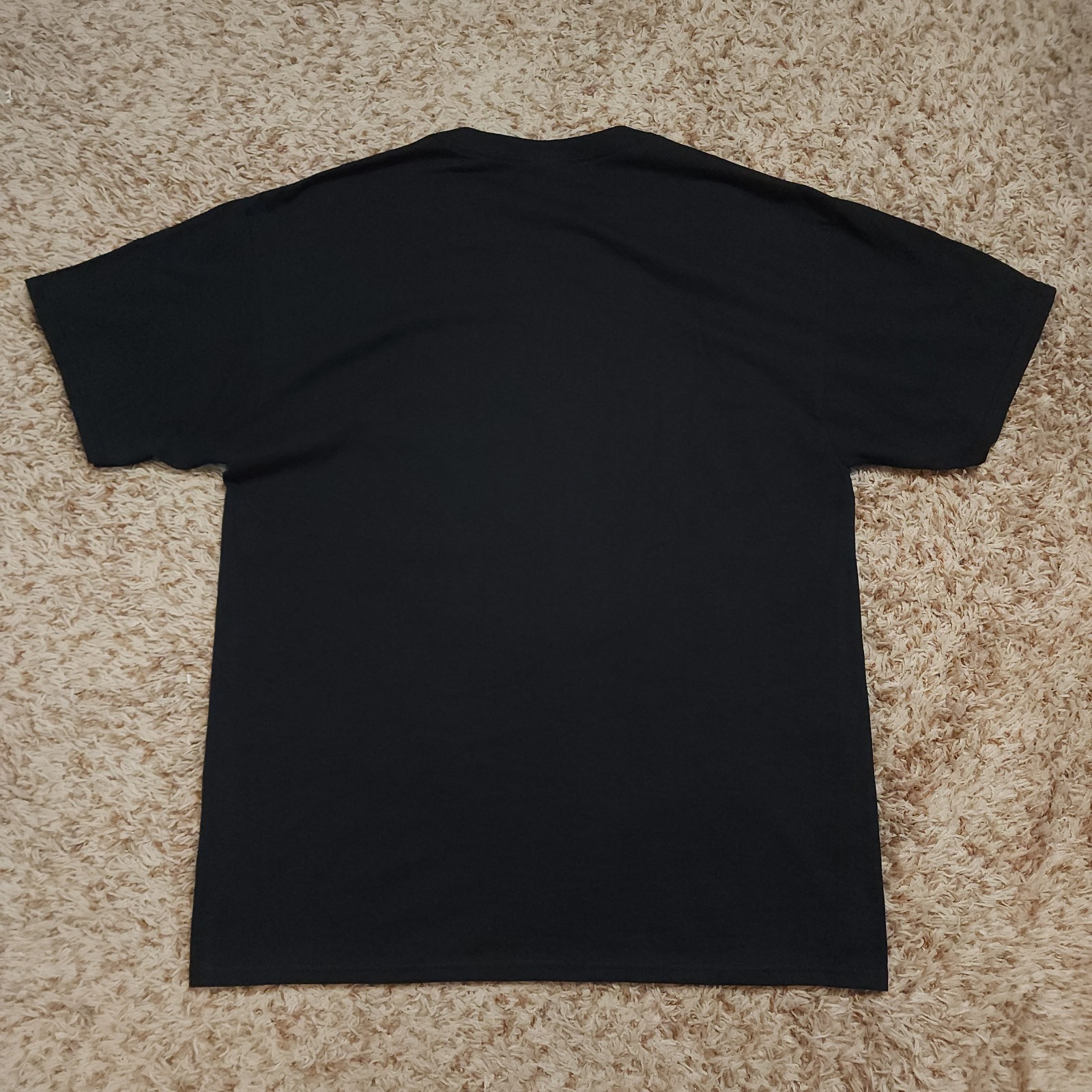 Introverts Unite Screen Print Mens L Red Black Short Sleeve Shirt