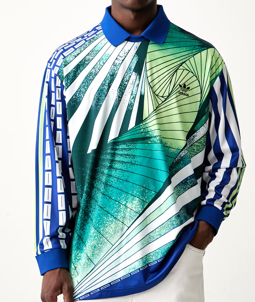 NEW MENS ADIDAS ORIGINALS TREFOIL VINTAGE LOOSE GOALIE SHIRT ~SIZE XL #KC7918