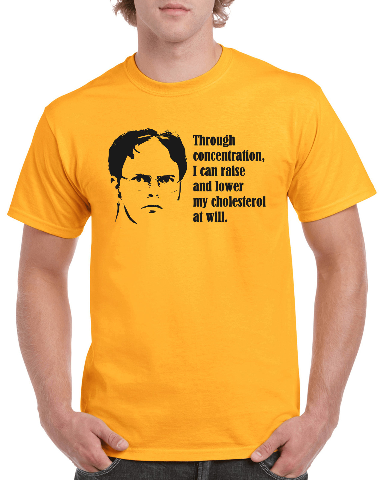 Dwight Schrute Shirt – Funny Dwight Schrute Shirt – Cholesterol The Office Shirt