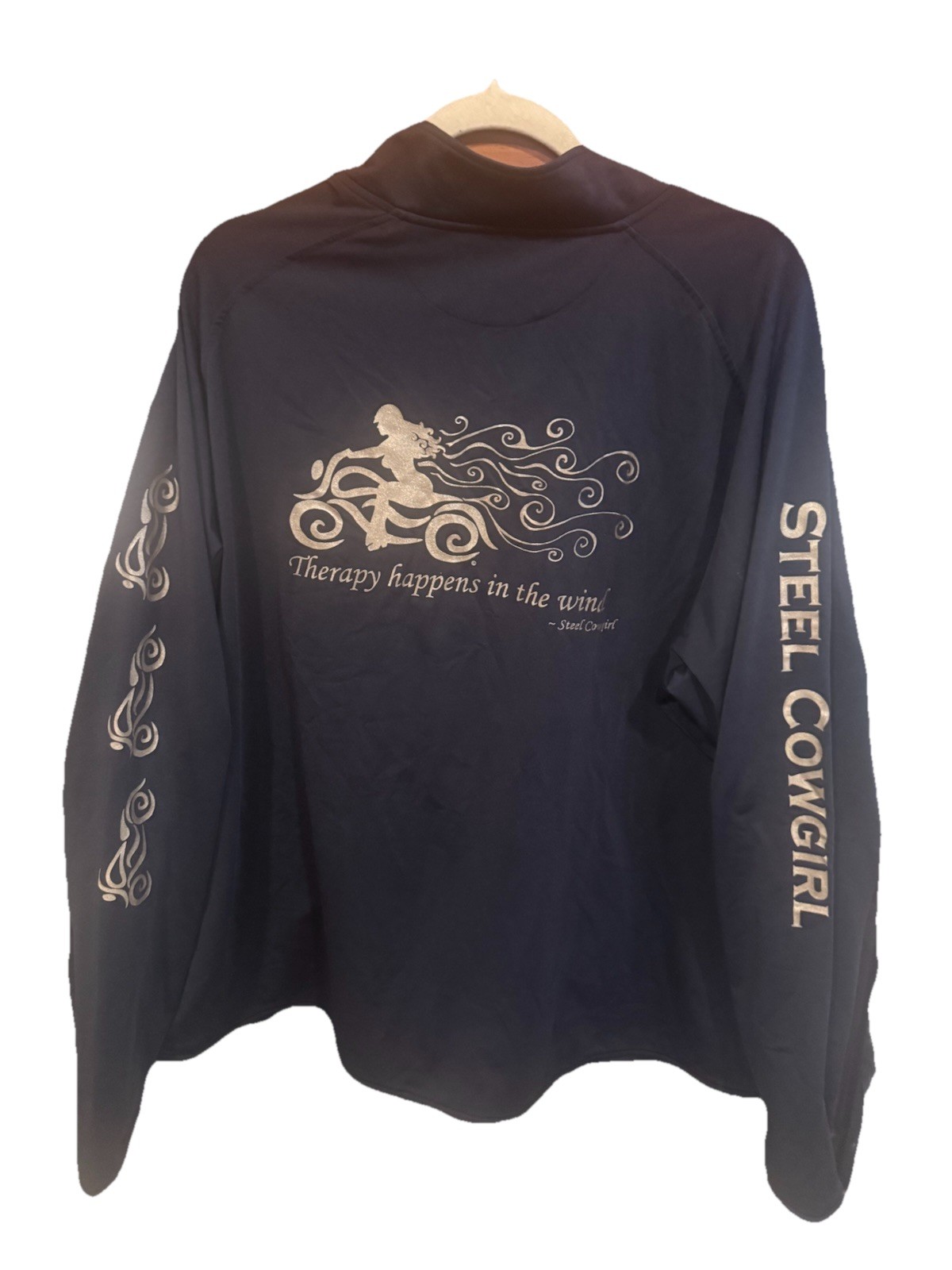 Steel Cowgirl Motorcycle Women’s 1/4 Zip Lightweight Riding Shirt 4XL