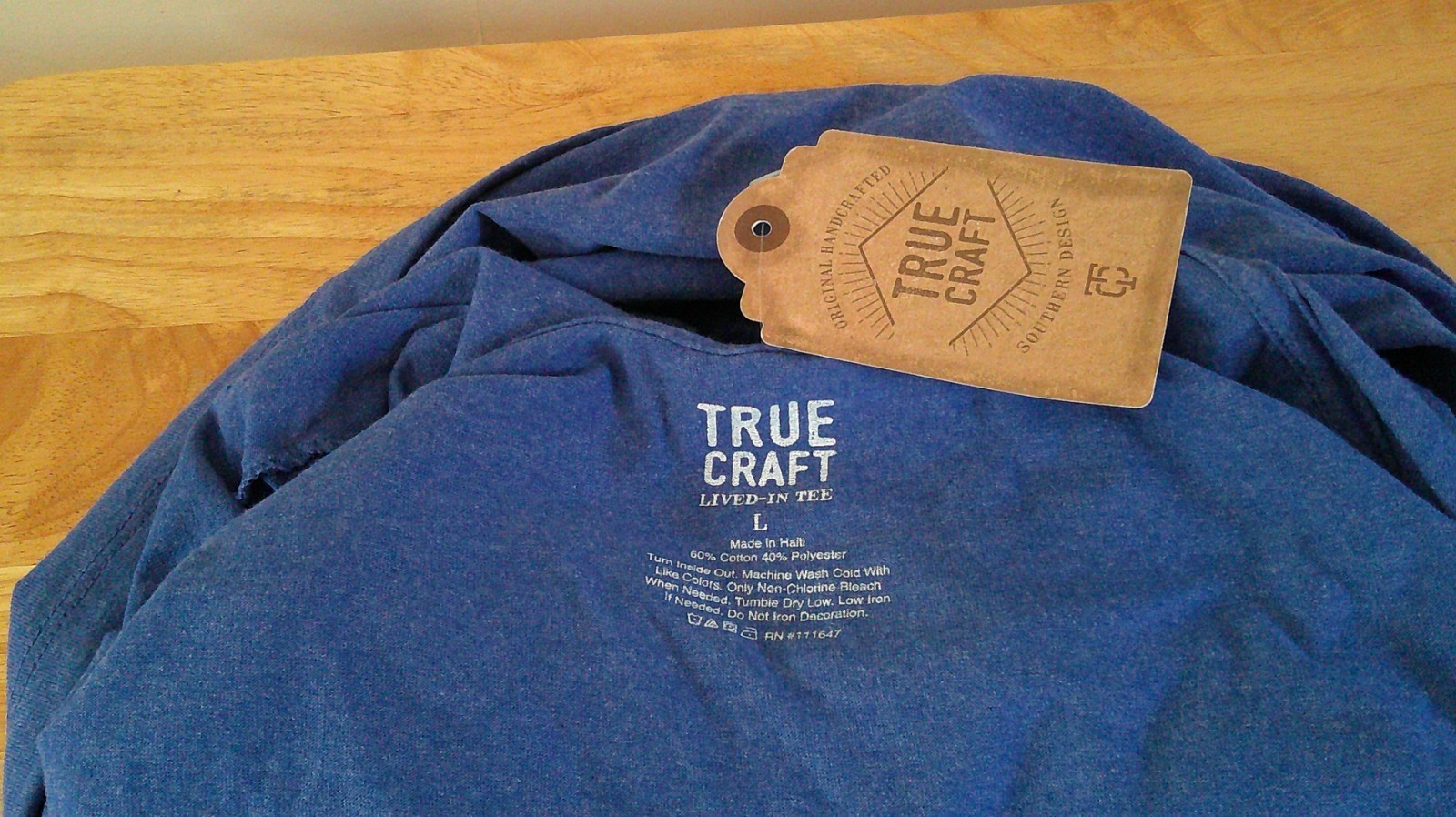 True Craft 2020 1-Star Arrived Broken No Warranty Not Recommended Blue Tee Shirt