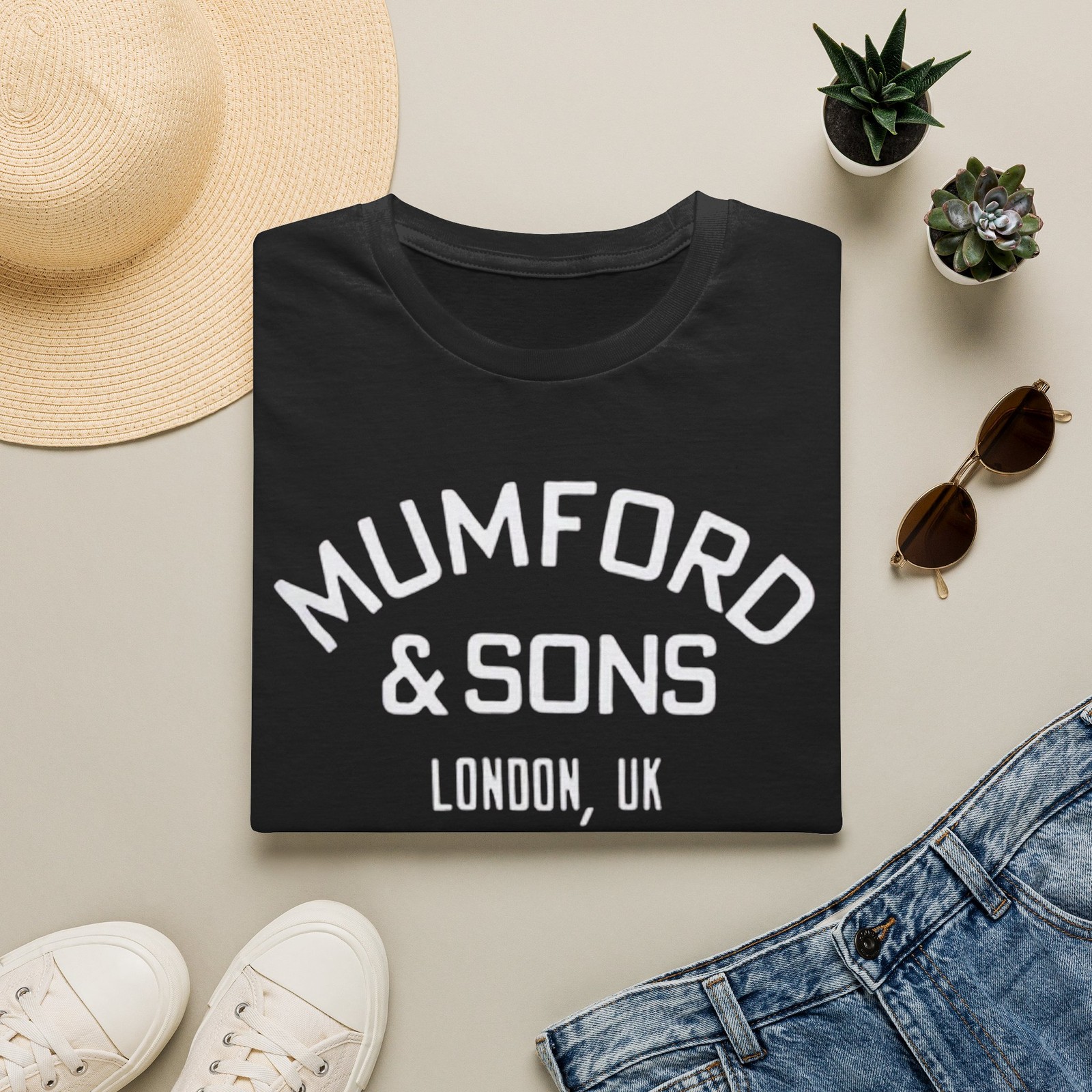 Mumford & Sons London UK T-Shirt | Band Logo Tour Tee