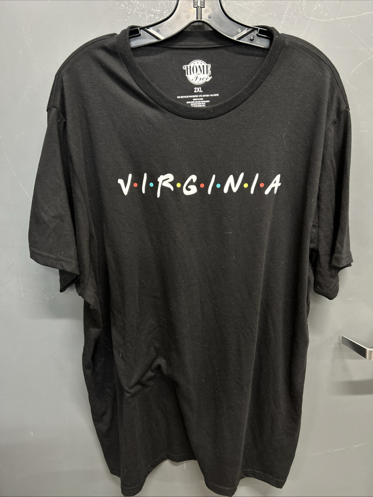 Home Free Friends Virginia Black Shirt Size 2XL