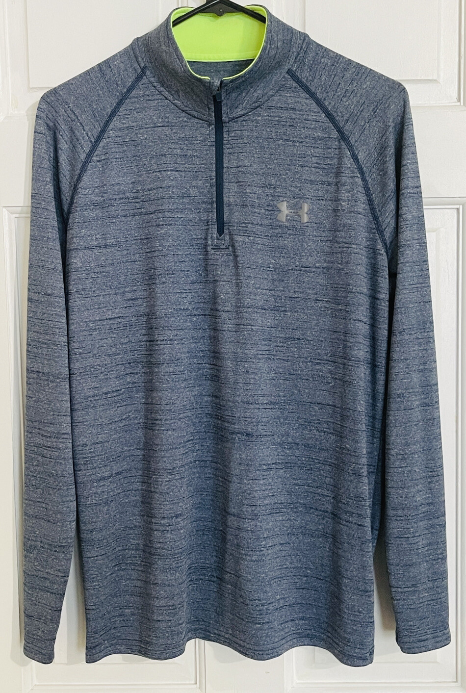 Under Armour Loose Heat Gear Shirts 1/4 Zip Long Sleeve Mock Neck Men’s Size-S